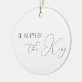 OH Verehrung des Königsschmucks / Buffalo Kariert Keramik Ornament (Links)