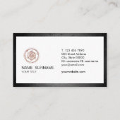 Oh Verschluss! Glitzer-Fotograf-Geschäfts-Karte Visitenkarte (Rückseite)