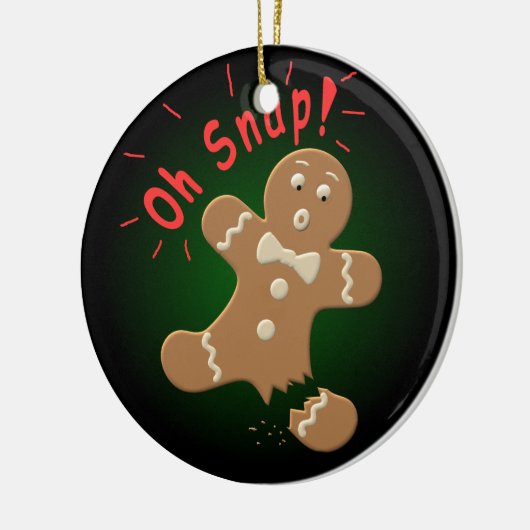 Oh Verschluss Keramik Ornament (Links)