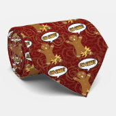 Oh Verschluss! Lustiger Lebkuchen-Mann Krawatte (Gerollt)