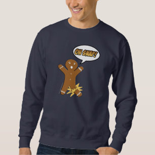 Oh Verschluss! Lustiger Lebkuchen-Mann Sweatshirt