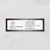 Oh Verschluss! Mini Visitenkarte (Rückseite)