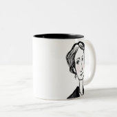 Oh Virginia! Zweifarbige Tasse (VorderseiteRechts)