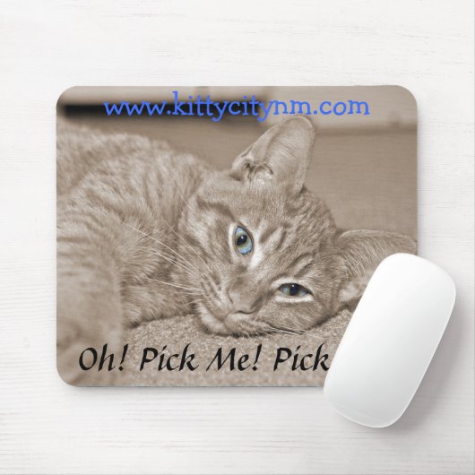 Oh! Wählen Sie mich aus! Wählen Sie mich aus! Mousepad (Mit Mouse)