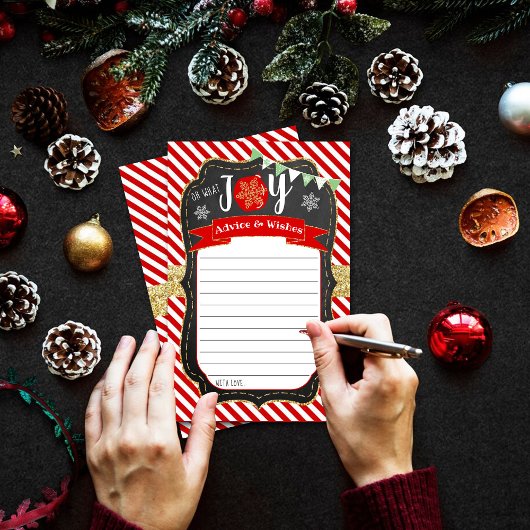 Oh, was die Freude Weihnachts-Baby-Duschberatung &