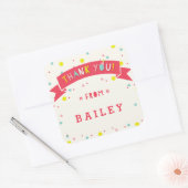 Oh, was Fun Confetti Geburtstag Danke Sticker (Umschlag)