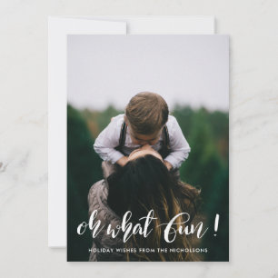 Oh, was für ein lustiges, handgeschriebenes Ferien Feiertagskarte