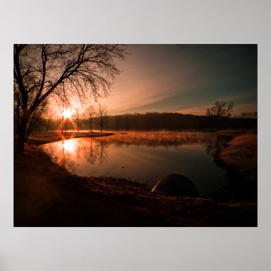Oh, was für ein schöner Sonnenaufgang! Poster (Vorne)