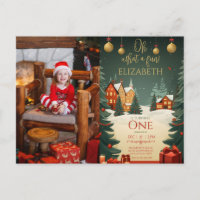 Oh Was Für Ein Spaß 1. Geburtstagsfoto Weihnachten