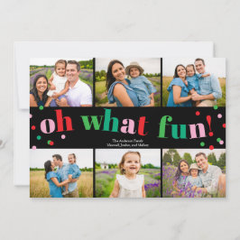 Oh Was Für Ein Spaß 6 Foto-Collage Weihnachts-Feie Feiertagskarte