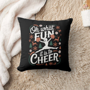 Oh was für ein Spaß es ist, hässliches Cheerleadin Kissen