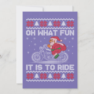 Oh was für ein Spaß es ist, lustige Weihnachts häs Einladung