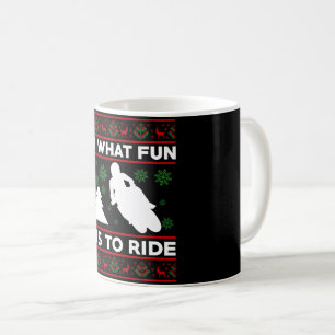 Oh, was für ein Spaß es ist, mit dem Motorrad Dirt Kaffeetasse