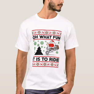 Oh Was Für Ein Spaß Es Ist, Santa Motocross Dirt B T-Shirt