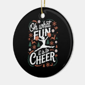 Oh, was für ein Spaß es ist, scheußlich fröhliche Keramik Ornament (Links)