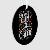 Oh, was für ein Spaß es ist, scheußlich fröhliche Ornament (Vorderseite)