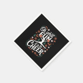 Oh, was für ein Spaß es ist, scheußlich fröhliche  Serviette (Ecke)