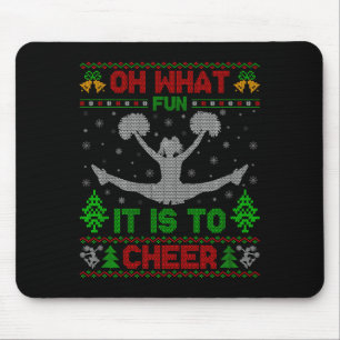 Oh was für ein Spaß es ist, Xmas Cheerleading Häss Mousepad