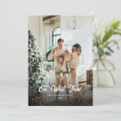 Oh, was für ein Spaß Foto Weihnachten (Stehend Vorderseite)