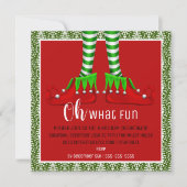 Oh, was für ein Spaß Weihnachten Party Einladung (Vorderseite)