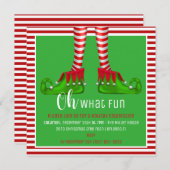 Oh, was für ein Spaß Weihnachten Party Einladung (Vorne/Hinten)