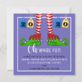 Oh, was für ein Spaß Weihnachten Party Einladung (Vorderseite)