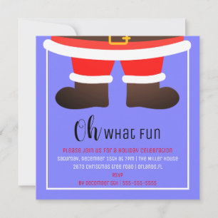 Oh, was für ein Spaß Weihnachten Party Einladung