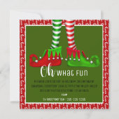 Oh, was für ein Spaß Weihnachten Party Einladung (Vorderseite)