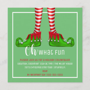 Oh, was für ein Spaß Weihnachten Party Einladung