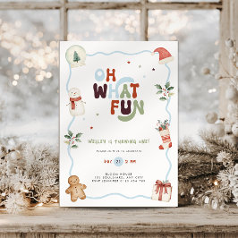Oh was für ein Spaß Weihnachts-Einladung zum 1. Ge Einladung