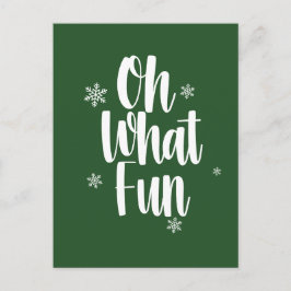 Oh Was Für Ein Spaß Weihnachtskarte Feiertagspostkarte