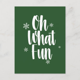 Oh Was Für Ein Spaß Weihnachtskarte Feiertagspostkarte