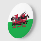 "Oh, was ist denn da?" Große Wanduhr (Winkel)