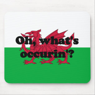 "Oh, was ist denn da?" Mousepad
