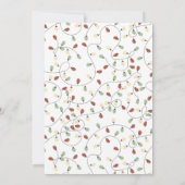 Oh, was lustige niedliche Rentierferien Party Einladung (Rückseite)