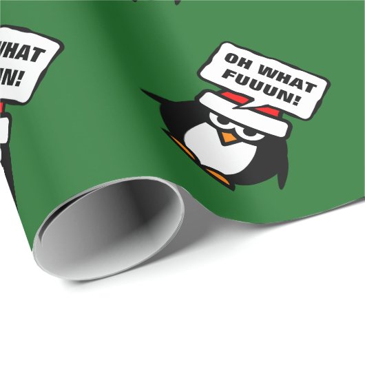 Oh, was lustiges sarkastisches Weihnachtspapier Geschenkpapier (Rolleneckpunkt)