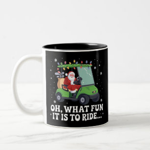 Oh, was macht es doch für einen Spaß, den Weihnach Zweifarbige Tasse
