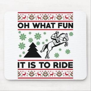 Oh, was macht es für einen Spaß, auf einem hässlic Mousepad