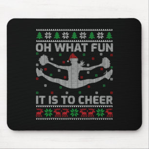 Oh was macht es für Spaß hässliches Cheerleading C Mousepad