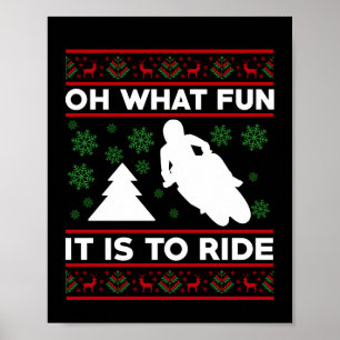 Oh, was macht es für Spaß, Motorrad Dirt Bike zu f Poster