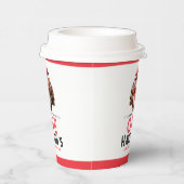 Oh, was macht Spaß Karikaturen Türkei 1. Geburtsta Pappbecher (Rechts)