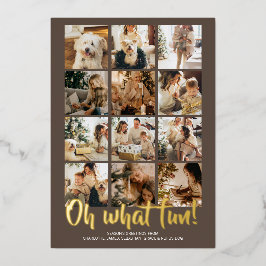 Oh, was Spaß 12 Foto Weihnachtszeit Jahreszeit Folien Feiertagskarte