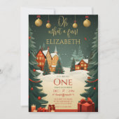 Oh, was Spaß 1. Geburtstag Weihnachten Einladung