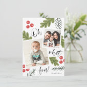 Oh, was Spaß Berry Snapshot Multi-Foto Ankündigung (Stehend Vorderseite)