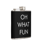 Oh, was Spaß Black Christmas Flask Flachmann (Rechts)
