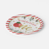 Oh, was Spaß es ist, eins zu sein - Weihnachten - Pappteller (Schrägansicht)