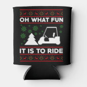 Oh, was Spaß es ist Golf zu reiten Weihnachten 202 Dosenkühler (Vorderseite)