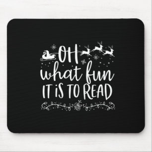 Oh, was Spaß es macht, das librische Weihnachtsbuc Mousepad