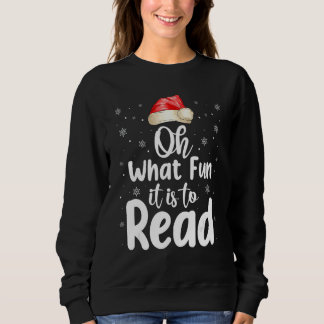 Oh, was Spaß es macht, das librische Weihnachtsbuc Sweatshirt