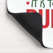Oh, was Spaß es macht, den Weihnachtsläufer zu lau Mousepad (Ecke)